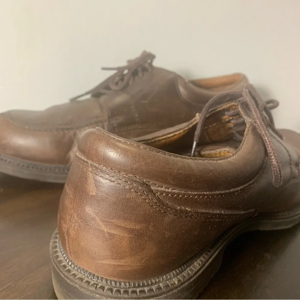 Frye Taylor Mens Brown Leather Lace Up Oxford Shoes